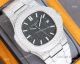 Swiss Grade One Patek Philippe Iced Out Nautilus 9015 Watch Black&Silver Diamond (2)_th.jpg